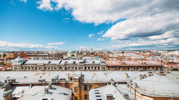 参观 圣彼得堡房顶