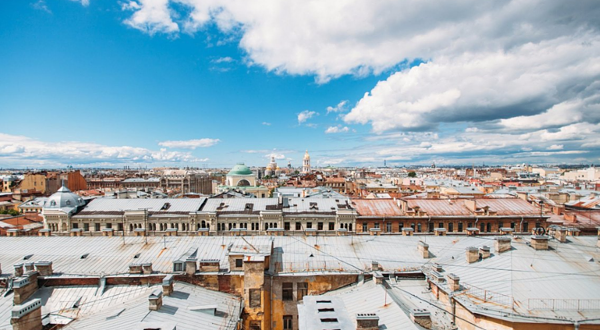 参观 圣彼得堡房顶