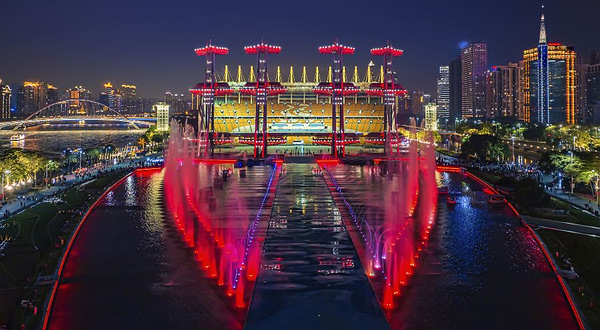 海心沙音乐喷泉