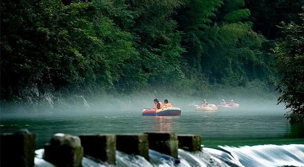 夹溪河漂流