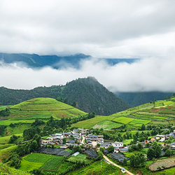 香格里拉哈巴雪山观景台