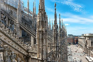 米兰大教堂露台