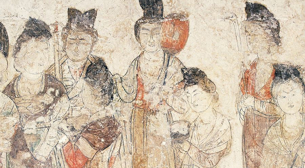 陕西历史博物馆大唐遗宝展唐代壁画珍品展