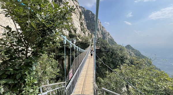 嵩山少林风景区-吊桥