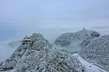 巴山罗盘顶滑雪场第 28 张图片