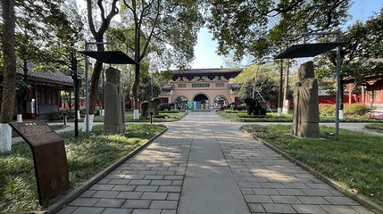 王建墓-石像生第 1 张图片