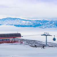 博州赛里木湖滑雪场