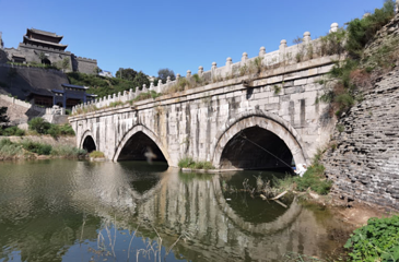 三原县清峪河国家湿地公园-古龙桥第 1 张图片