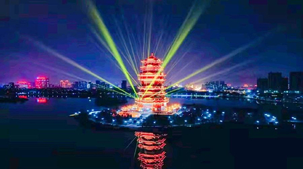 蒲湖风景区-黄河楼第 1 张图片