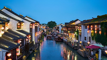 苏州七里山塘景区-百间楼第 1 张图片