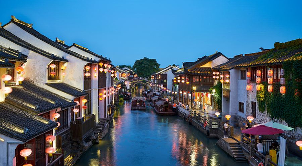 苏州七里山塘景区-百间楼