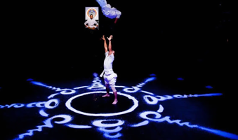 暹粒马戏团表演