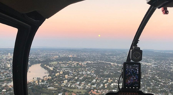 布里斯班直升机城市观光