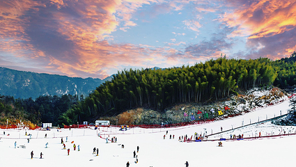 天柱山滑雪胜地第 6 张图片