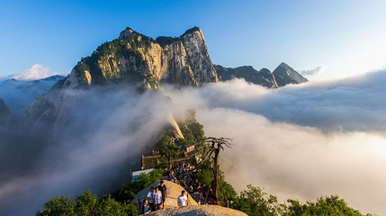 华山北峰索道第 1 张图片