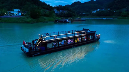 乌江夜游游船第 1 张图片