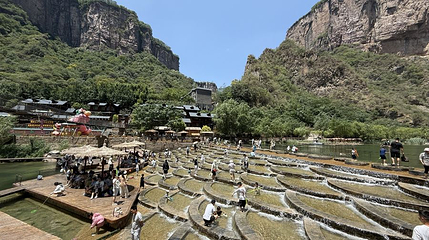 河南宝泉旅游区-鱼鳞坝第 1 张图片