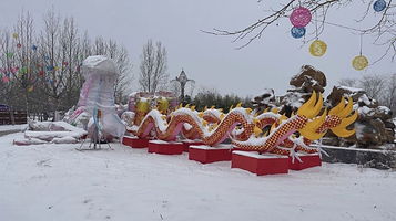 商丘市黄河故道鹿岛欢乐园