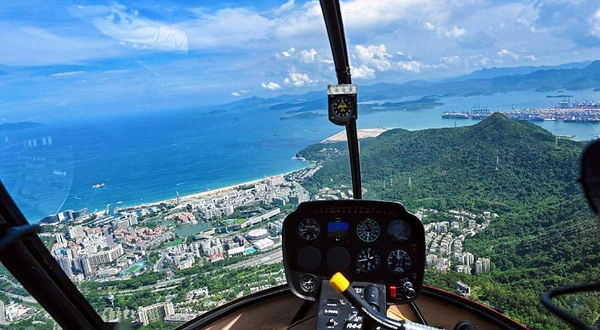 深圳盐田直升机头号观光旅游区