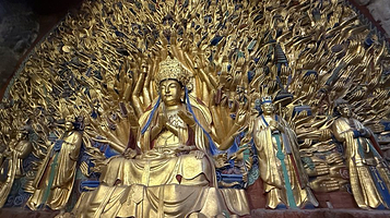 大足石刻宝顶山景区-观音庙