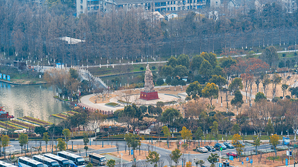 荆州古城历史文化旅游区-明月公园第 2 张图片