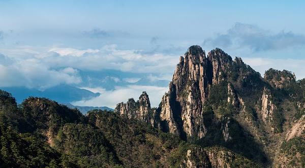 安徽黄山九龙峰风景保护区