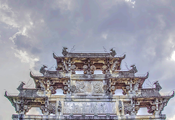 西递古村景区-胡氏宗祠第 1 张图片