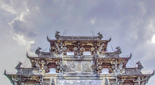西递古村景区-胡氏宗祠