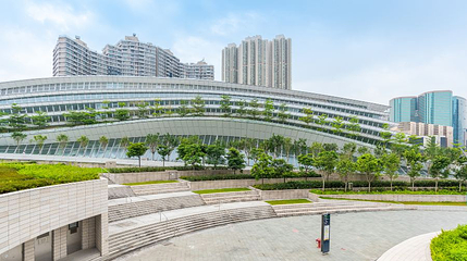 香港西九龙站绿化空间第 1 张图片