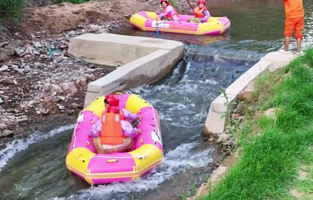 野林拖拉瀑布漂流