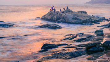 老虎石海上公园-中海滩