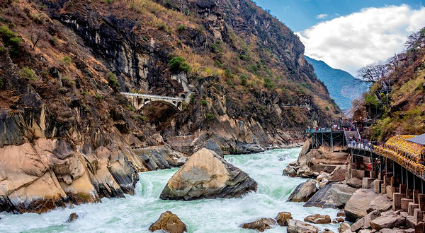 香格里拉虎跳峡景区-虎跳石