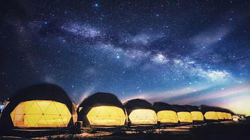 敦煌野骆驼穿越沙漠露营基地