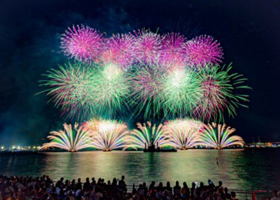 港未来智能节花火大会