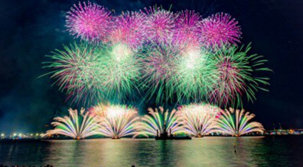 港未来智能节花火大会