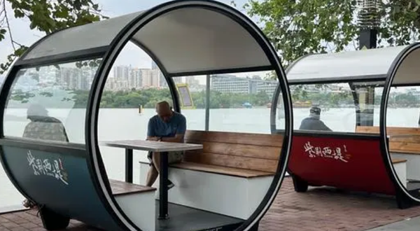 肇庆市星湖牌坊广场-亭