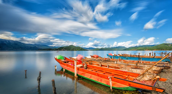 猪槽船游湖（大落水码头）