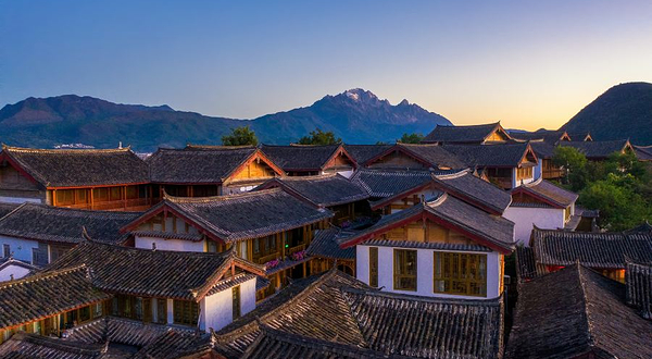 丽江古城狮子山观景台