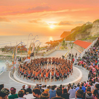 Melasti Beach 火舞表演