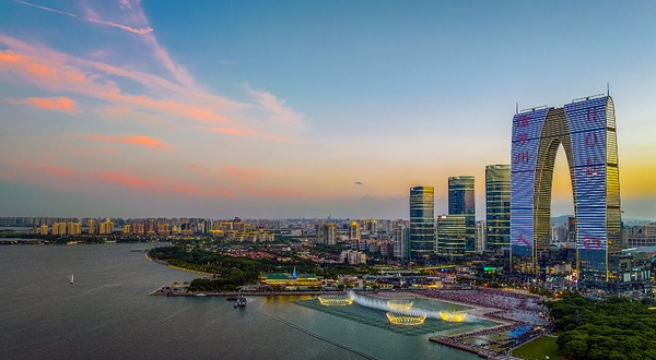 金鸡湖音乐喷泉