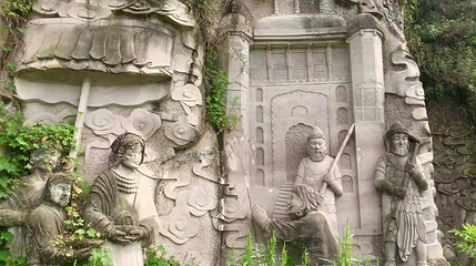 长寿菩提山文化旅游景区-摩崖石刻第 1 张图片