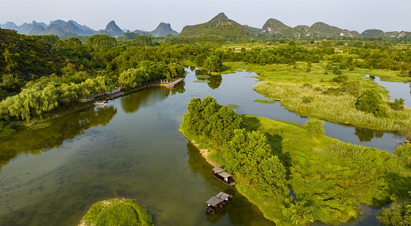 广西桂林会仙喀斯特国家湿地公园