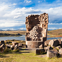 Sillustani葬礼塔群遗址