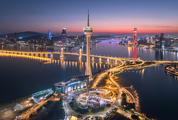 珠澳海湾夜游第 1 张图片