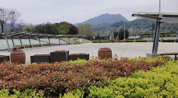 三峡大坝观坝广场