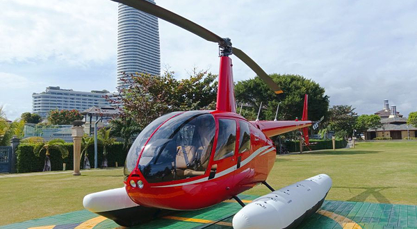 海棠湾费尔蒙酒店直升机基地