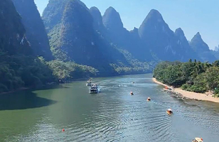 阳朔兴坪-九马画山竹排(含电瓶车)