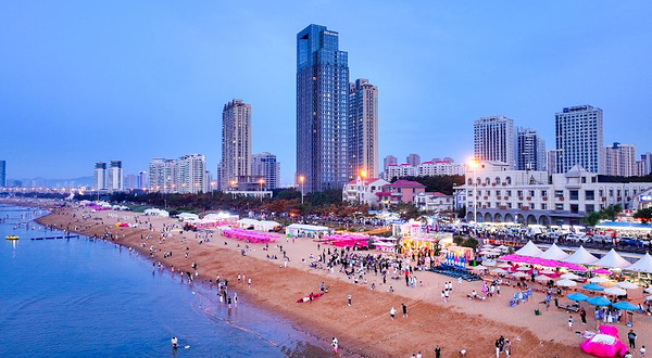 威海国际海水浴场-露营地