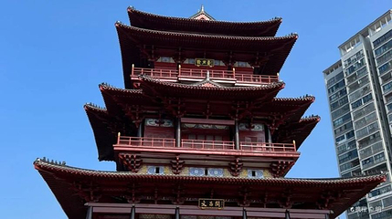 赣南客家名人(樱花锦绣)公园-文昌阁第 1 张图片