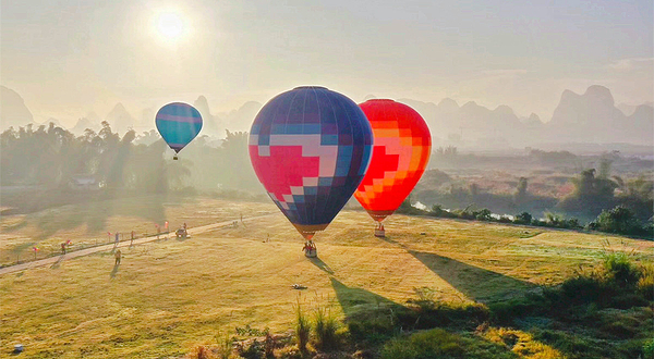 燕莎热气球飞行体验